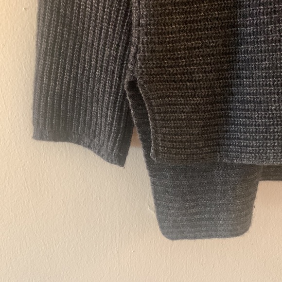 Bartolini Gray Wool and Cashmere Blend Mock Turtle Neck Sweater Medium - Picture 4 of 8